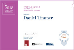 Dan Timmer NKBA2018 Award - First Time Entrant- small